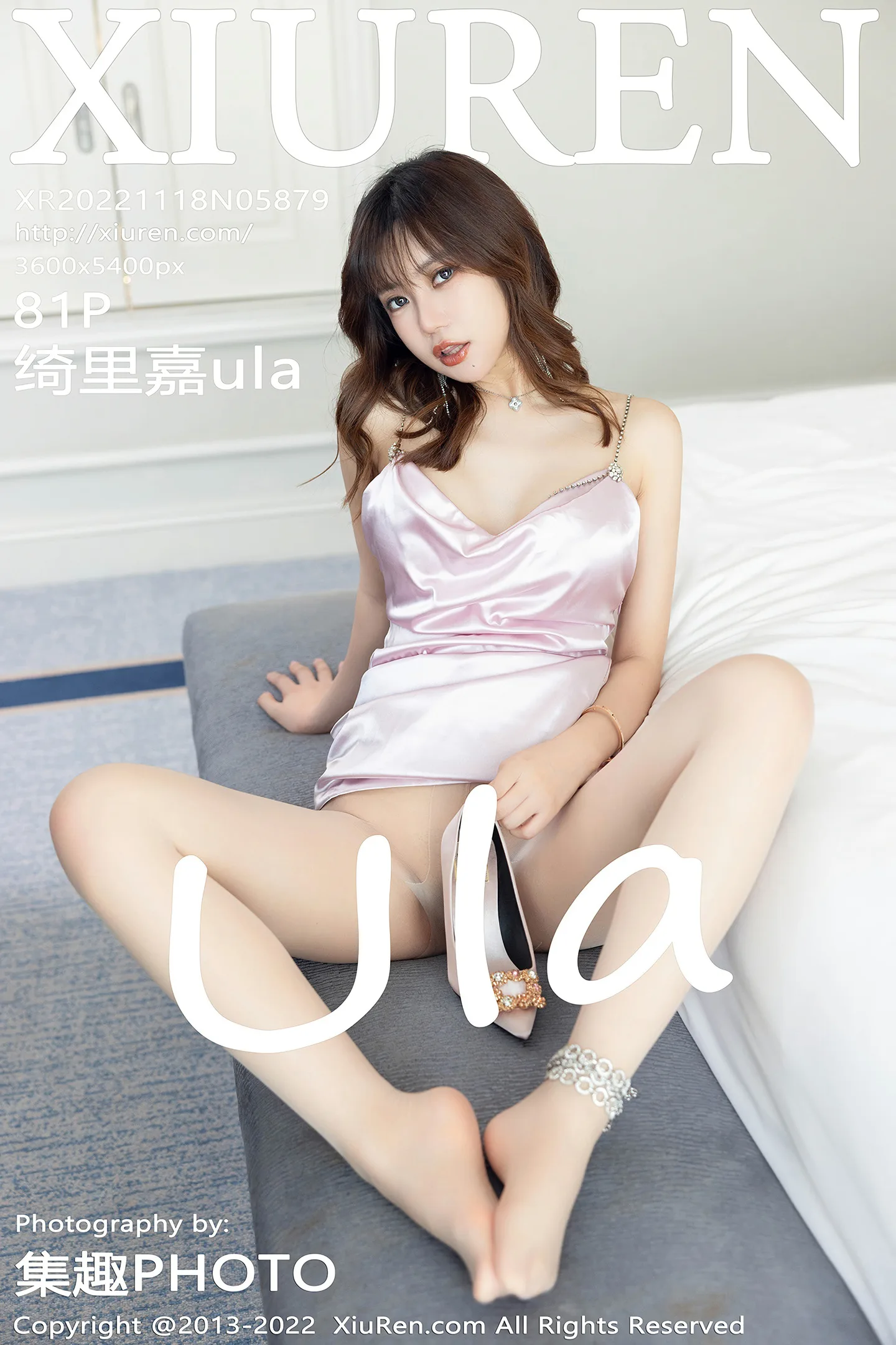 [XiuRen秀人网]No.5879_女神绮里嘉ula性感浅色服饰配超薄无内肉丝秀完美身材诱惑写真81P-秀人网 - XiuRen.Space